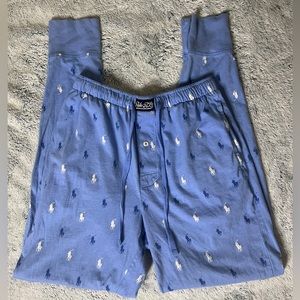 Baby Blue Polo Sleepwear Sweatpants